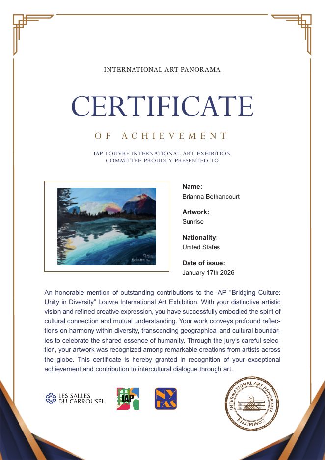 IAP Certificate of Achievement