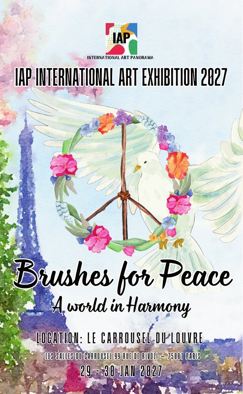 Official poster, IAP International Art Exhibition 2027
